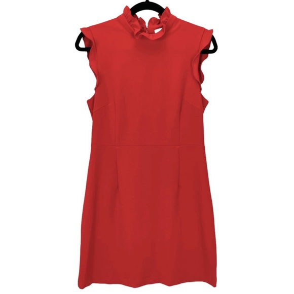 NWT JULIE BROWN NYC big apple red mini dress size 12 - Picture 1 of 9